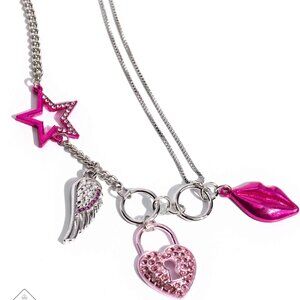 🩷🩷🩷Pink Popstar Jewelry Set (Necklace, Earrings, Bracelet)🩷🩷🩷